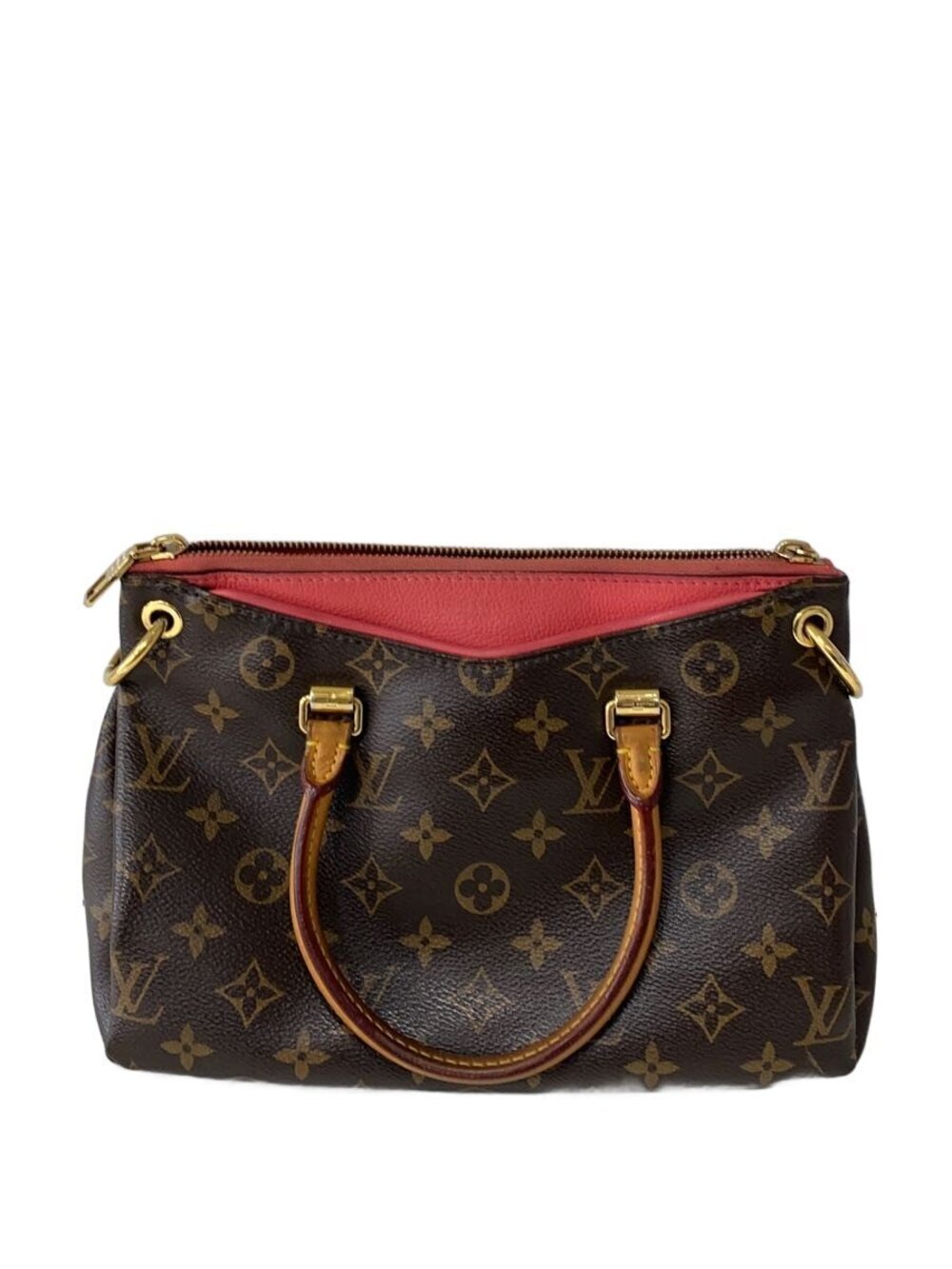 LOUIS VUITTON Pallas Monogram Canvas Poppy Petal Brown